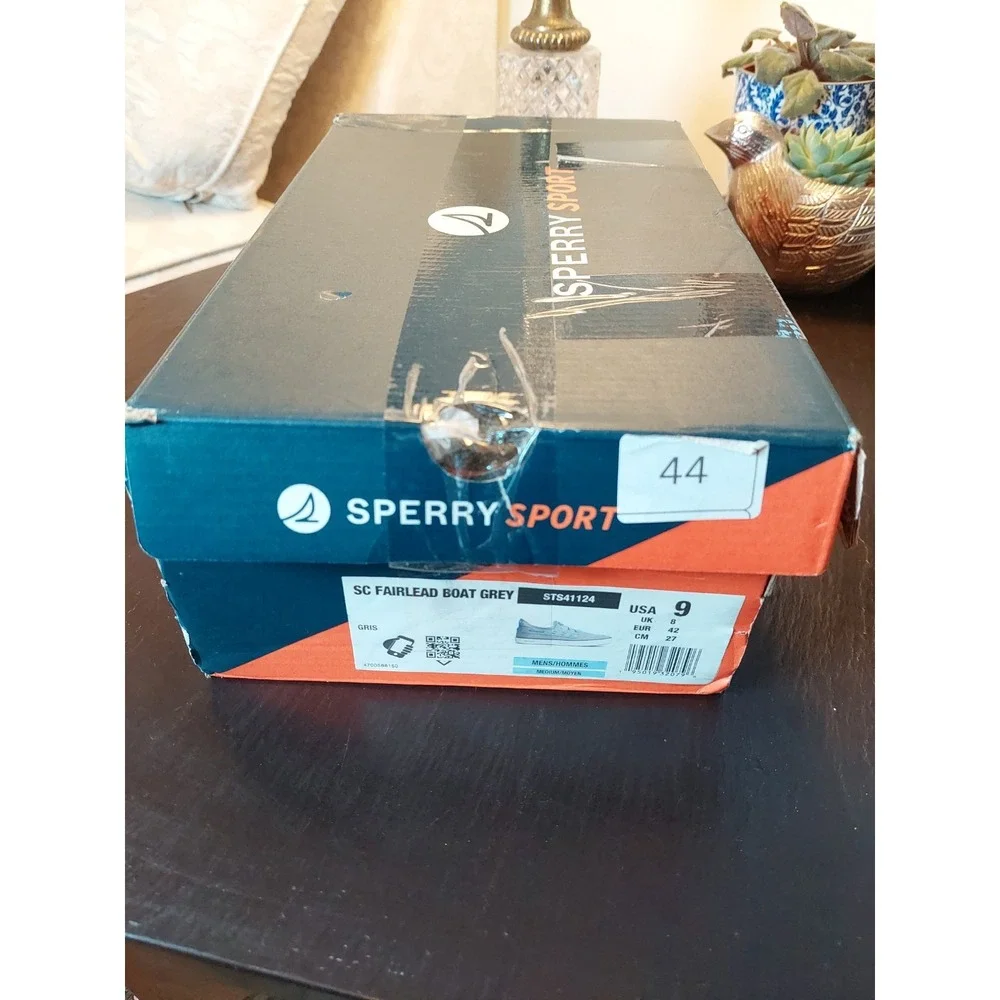 Sperry Sport Men's SC Fairlead Moc Sneakers/Boat Shoes Grey STS41124 Sz 9 NEW!